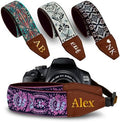 Art Tribute Custom Camera Strap Retro Pink - Add Your Text and We Make It Especially For You Get Your Own Personalized Gift Camera Strap, No Shipping Cost! by ArtTribute