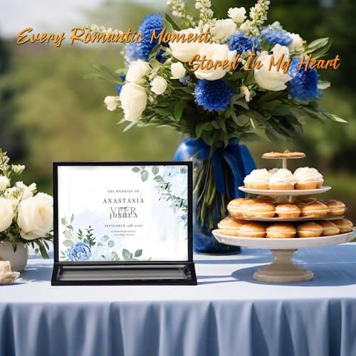 6 Pack Picture Frames 4x6" Horizontal Menu Holders for Restaurant, Double-Sided Acrylic Sign Holders for Wedding Table Numbers, Christmas Photo Frames Flyer Holder Display Stand for Office, Party - Image 3