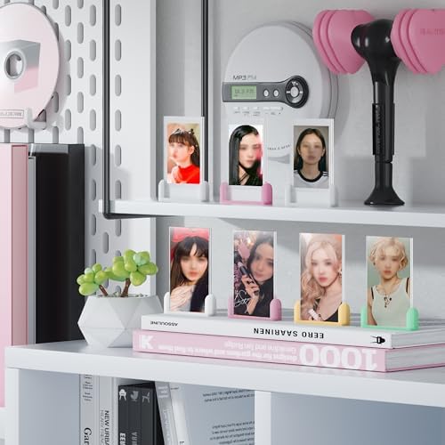 Instax Mini Photo Frames, 2x3 Acrylic Picture Frame for Fujifilm Instax Mini Film, Small Desktop Polaroid Frame Display for Photos, Photocards & Instant Prints, Little Picture Holder 6 Pack-3 Colors - Image 6