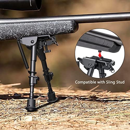 CVLIFE 6-9 Inches Bipod Adjustable Spring Return with Picatinny Adapter - Image 6