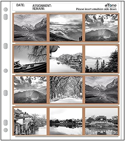 50x eTone Archival Storage Sheets 120 Negative Page Preservers (50x120) by eTone