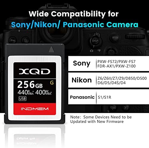 INDMEM XQD 256GB Memory Card, 5X Tough MLC XQD Flash Memory Card High Speed G Series| Max Read 440MB/s, Max Write 400MB/s - Image 6