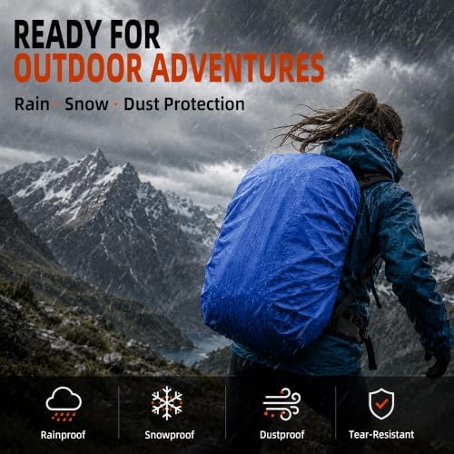 Frelaxy Waterproof Backpack Rain Cover, Pack Covers for Hiking, Travel - Image 7