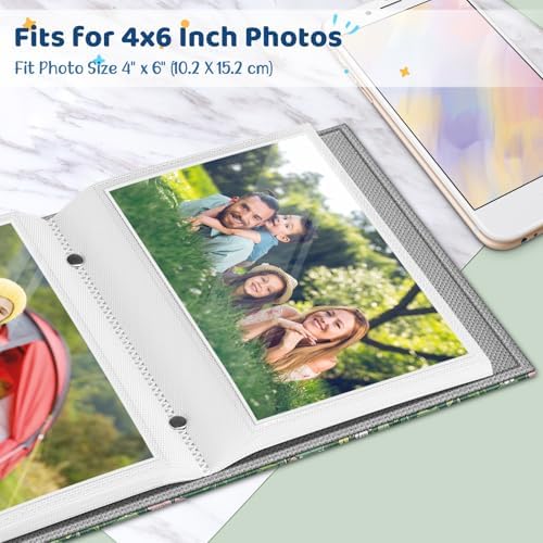 Fintie Photo Album 4x6 Photos - 52 Pockets Small Wallet Albums For Family - Image 6