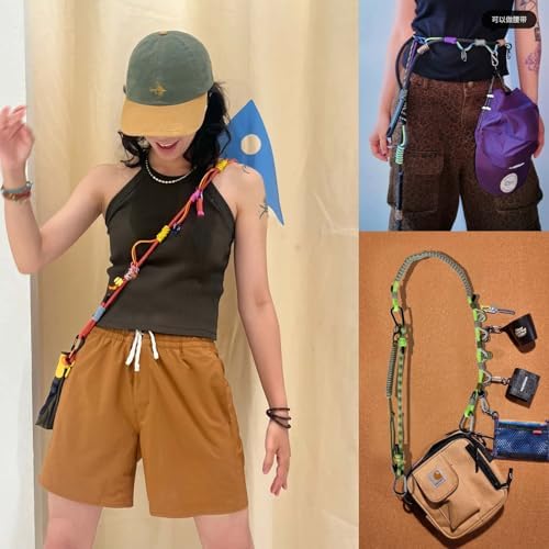 DAOSUN Adjustable Bag Strap Purse Straps Replacement Crossbody, Paracord Rope Heavy Duty Shoulder Straps for Bags Cameras - Image 4