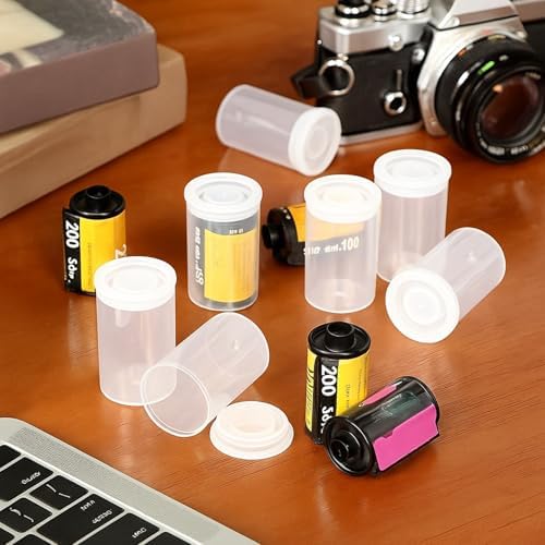 Jovitec 30 Pieces Plastic Film Canister Holder Containers, Transparent - Image 6