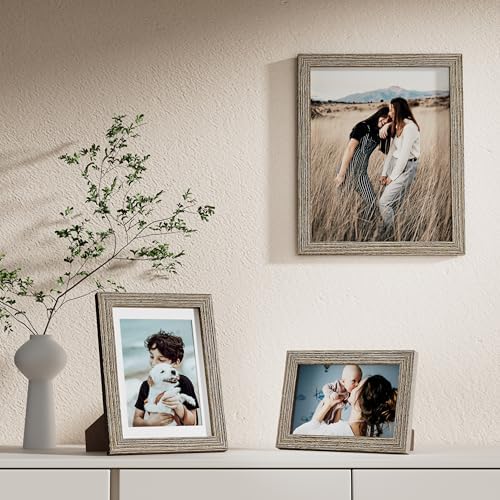 Vittanly 10 Pack Picture Frames Collage Wall Decor, Grayish Brown - Image 6