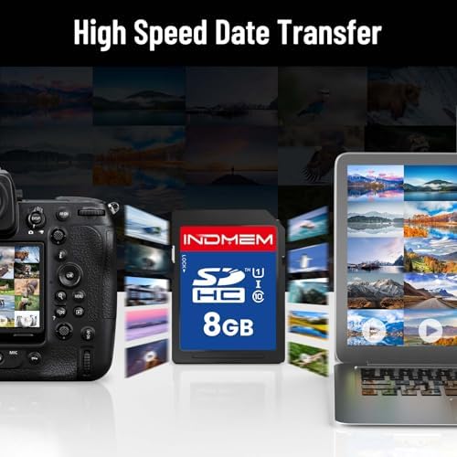 8GB SD Card (3 Pack), C10 SDHC UHS-I Memory Cards U1 Class 10 High-Speed Full 4K HD Video Compatible with Digital Point-and-Shoot Cameras, HD Camcorders, DSLR and PC - Image 3