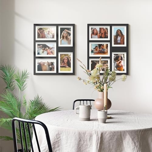 DUENPY 5x7 Collage Frame Holds 5 4x6 Photos Black - Image 7