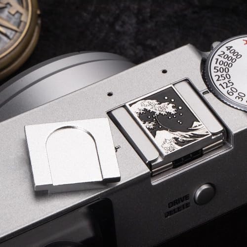 Wave Art Metal Hot Shoe Cover for Fujifilm X100VI for Nikon for Leica - Image 4
