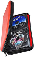 CD DVD Case, 72 Capacity Heavy Duty Wallet, DVD CD Case Holder for Car, Hard Shell Sturdy case, CD Disk Holder, DVD disc Binder, Booklet, Protective Blu-ray Wallet (72 Capacity,Red) by XiongYe
