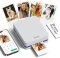 Nelko PP01 Photo Printer, 2x3 Portable Photo Printer, Mini Printer, Beige by NELKO