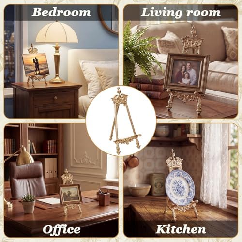 Novabright 9 Inch Ornate Metal Display Stand for Scrying Mirrors - Image 6