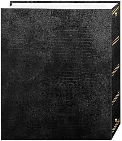Magnetic Self-Stick 3-Ring Photo Album 100 Pages (50 Sheets), Black - Image 2