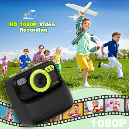 masterbee Kids Instant Print Camera, Birthday Gifts for Boys and Girls, Kids Digital Camera Toys, 1080P HD Video, 3 4 5 6 7 8 9 10 11 12 Year Old Boy Gifts/Girl Gifts (Black) - Image 4