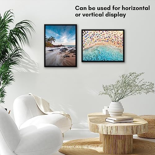 Americanflat 12x16 Picture Frame - Slim Molding - Black - Image 4