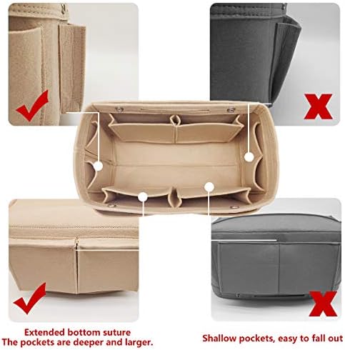 LEXSION Purse Organizer Insert Multi Pocket Bag Organizer Shaper - Image 3