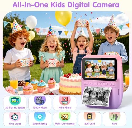 Gofunly HD Instant Print Camera: Printed Photos Clear No blurriness - Image 4