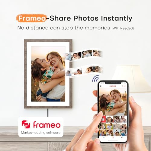 Frameo 10.1 Inch WiFi Digital Picture Frame, Electronic Photo Frame, 32GB - Image 3