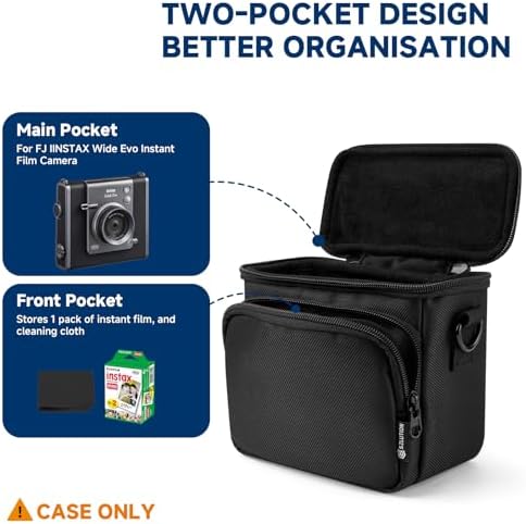 Travel Case Compatible with FUJIFILM INSTAX WIDE EVO Camera - Image 5