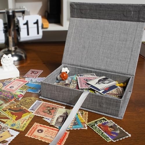 Photo Storage Box 8x10, Memory Box - Grey - Image 4