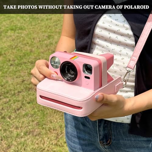 Camera Case for Polaroid Now/Now+ Gen2/3 Instant Film Camera, Pink - Image 6