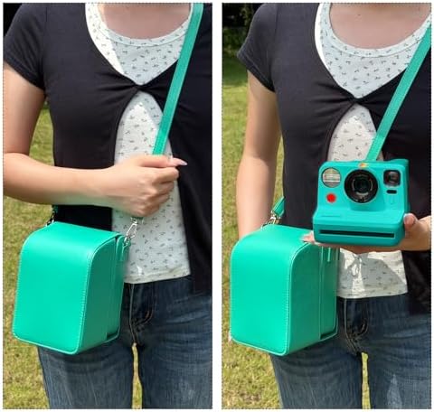 Camera Case for Polaroid Now/Now+ Gen2/3 Instant Film Camera, Teal - Image 7