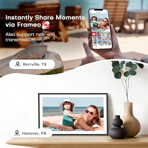 Frameo 15.6" Digital Picture Frame WiFi, Large Display Digital Photo Frame - Image 4