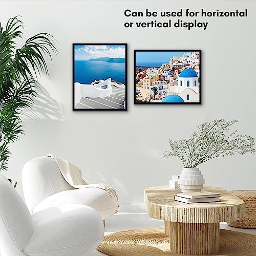 Americanflat 12x15 Picture Frame - Slim Molding - Black - Image 4