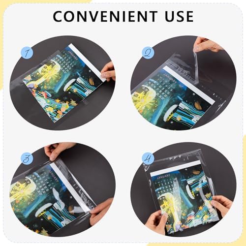 AUEAR 13"x19" Clear Plastic Sleeves Storage Bags for Art,Pictures, 100 Pack - Image 7