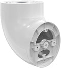Eave Mount for Ring, Blink and Wyze Floodlight Camera, White | 90° eave adapter, mounts floodlight cam upright like on wall, durable plastic, hardware included by Holicfun