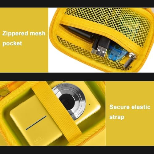 ALKOO Digital Camera Case for CAMKORY, Camera Pouch for KODAK Pixpro -Yellow - Image 6