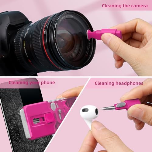 Keyboard Cleaner & Laptop Cleaning Kit, All-in-1 for Computer PC, HotPink - Image 6