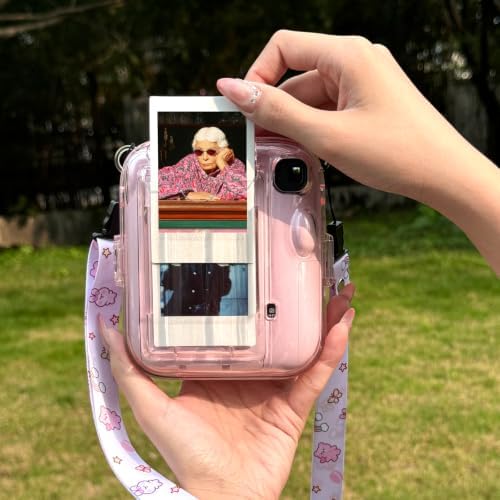 Clear Case for Fujifilm Instax Mini 13 Instant Camera, Clear Pink - Image 4