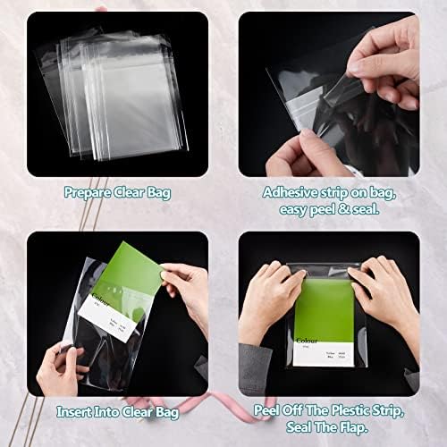 Golden State Art 11"x17" Acid-Free Crystal Clear Storage Sleeves,200 Pack - Image 5