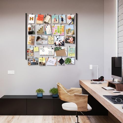 Love-KANKEI Picture Frames Collage Wall Decor Display,Solid Wood,Black - Image 4