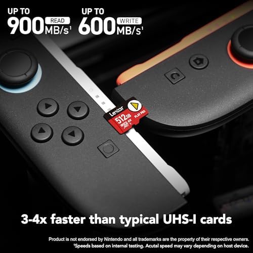 Lexar 512GB Play PRO Micro SD Express Card, 900MB/s Read, 4K, V30, UHS-I - Image 3
