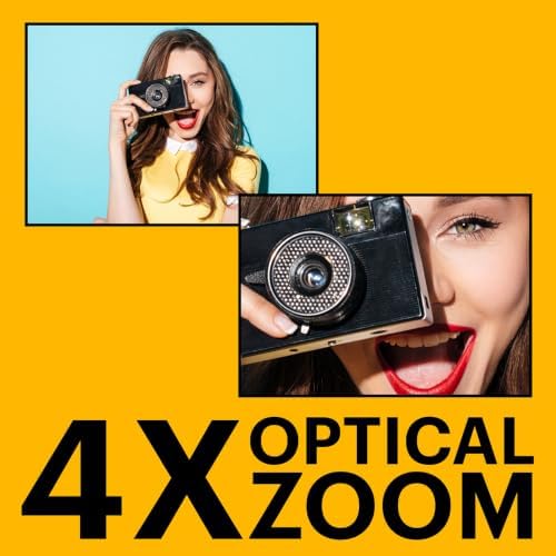 KODAK PIXPRO FZ45 16MP Compact Digital Camera, 4X Optical Zoom, AA, White - Image 3
