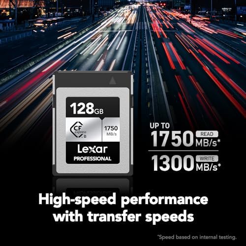Lexar 128GB CFexpress Type B Silver 2.0 Card, 1750/1300 MB/s, 8K Video - Image 3