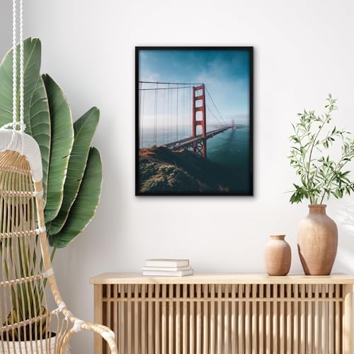 Americanflat 14x18 Poster Frame - Slim Molding - Black - Image 6
