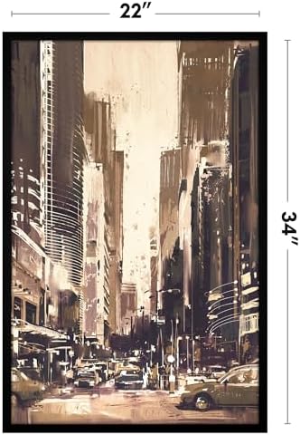 Americanflat 22x34 Poster Frame - Slim Molding - Black - Image 2
