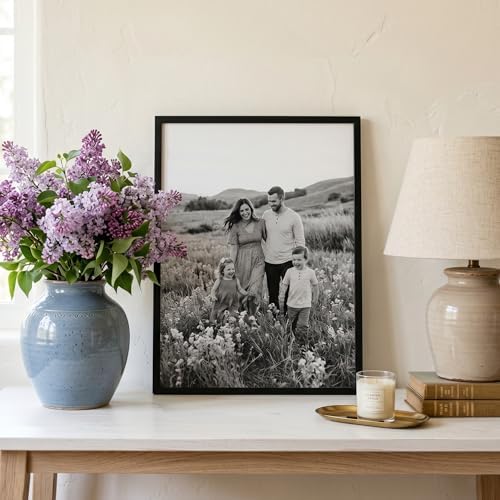 Americanflat 11x15 Picture Frame - Slim Molding - Black - Image 7