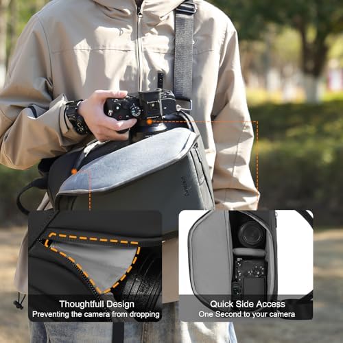 Cwatcun Camera Sling Bag Small, DSLR/SLR/Mirrorless Compact Camera Bag - Image 2