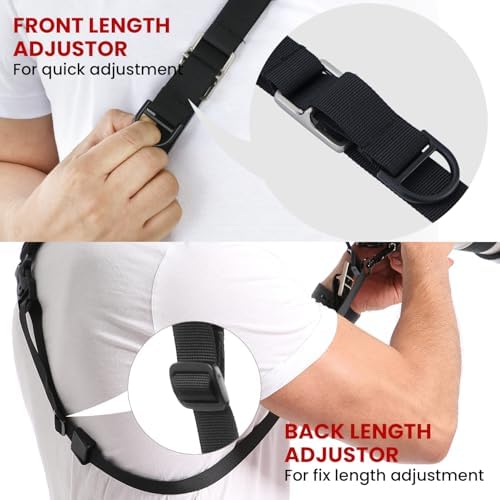 waka Rapid Camera Neck Strap with Quick Release and Safety Tether - Image 4