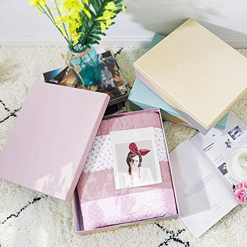 SLPR - Decorative Cardboard Photo Storage Boxes with Lids, Set of 3 - Image 4
