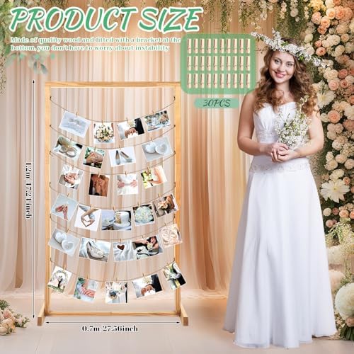 Colingmill 47 Inch Picture Collage Board for Photos Wood Picture Frames - Image 2