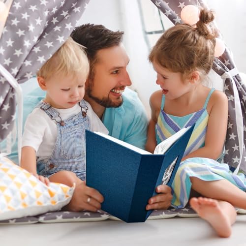 Photo Album 4x6 with 420 Pockets, Slip-in Picture Albums, Linen Cover Memory Book with Front Window, Vertical pages Photo Book for Wedding, Family, Anniversary, Baby, Vacation(Blue) - Image 5