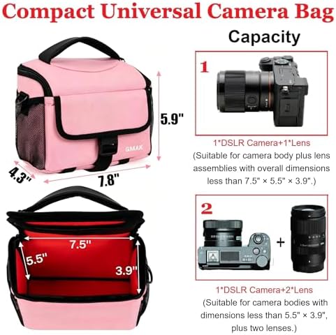 Camera Carrying Case, Camera Storage Bags Anti-Shock Crossbody Camera Case - Image 4