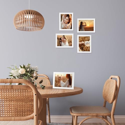 Giftgarden 6x8 Picture Frame White 6 x 8 Photo Frames Bulk for Wall or Tabletop Display, 12 Pack - Image 6