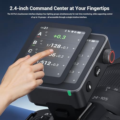GODOX X3 Pro F TTL Flash Trigger for Fujifilm,HSS 2.4GHz X System - Image 3